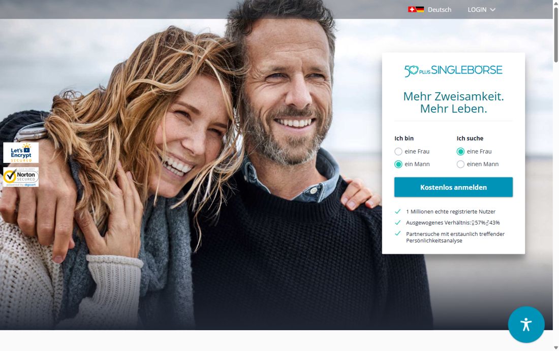 50plus-Singlebörse